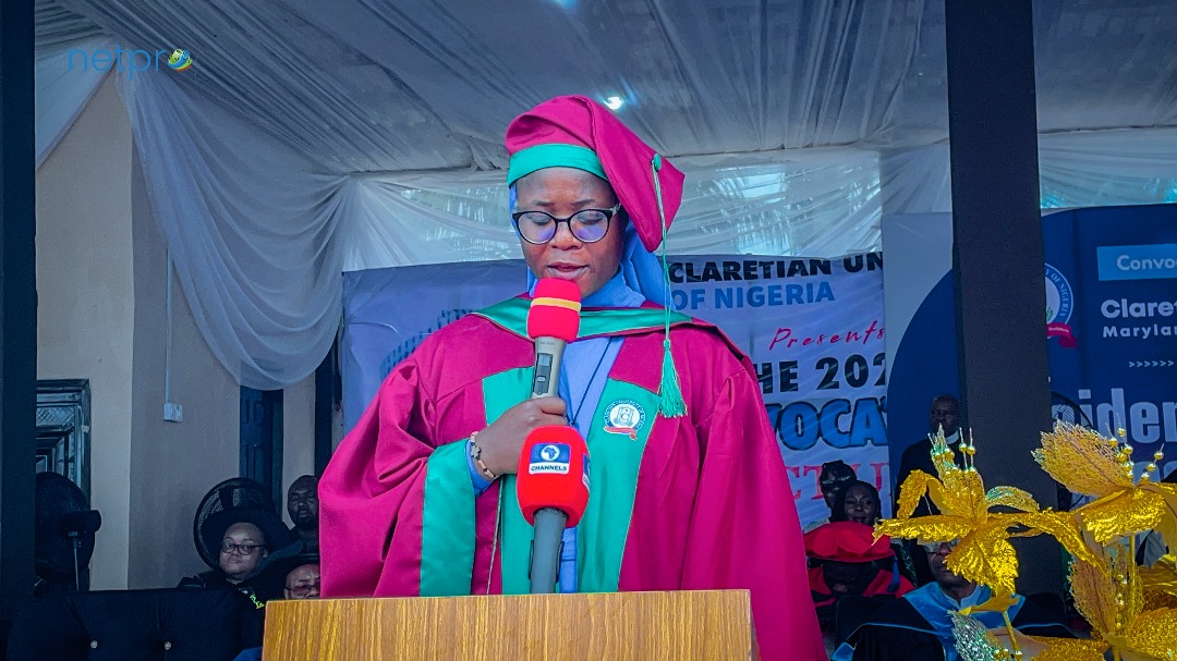 CUN MAIDEN CONVOCATION: REV. SR. MARY NATALIA ENE AGBOCHINI EMERGES OVERALL BEST GRADUATING STUDENT
